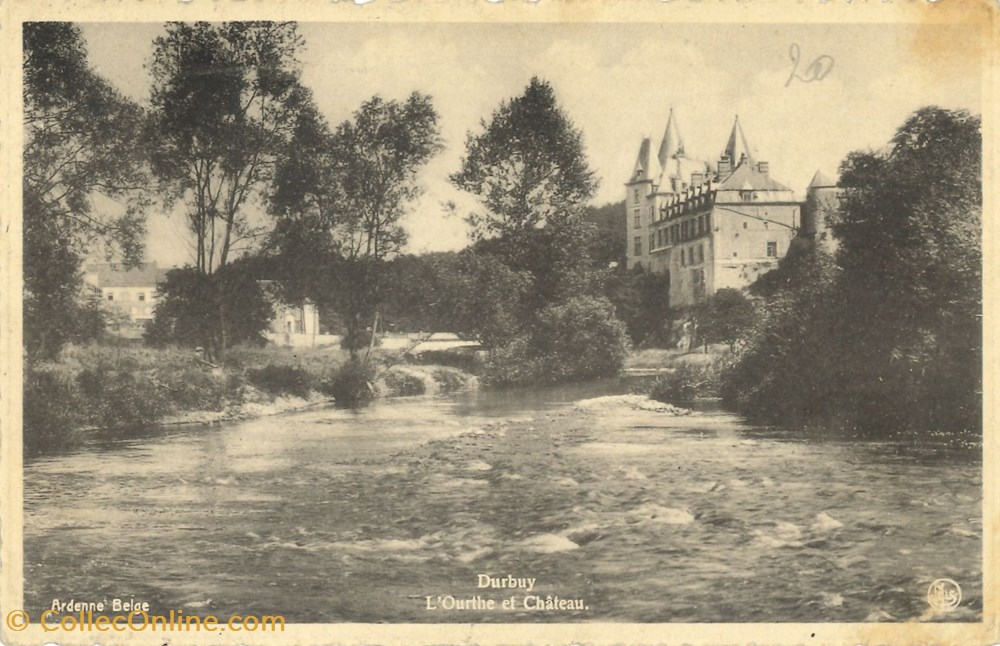 cartes postales europe belgique dham cp caerd 0174
