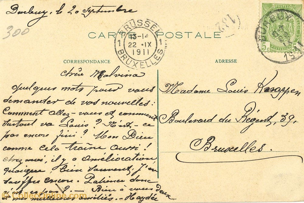 cartes postales europe belgique dham cp caerd 0093