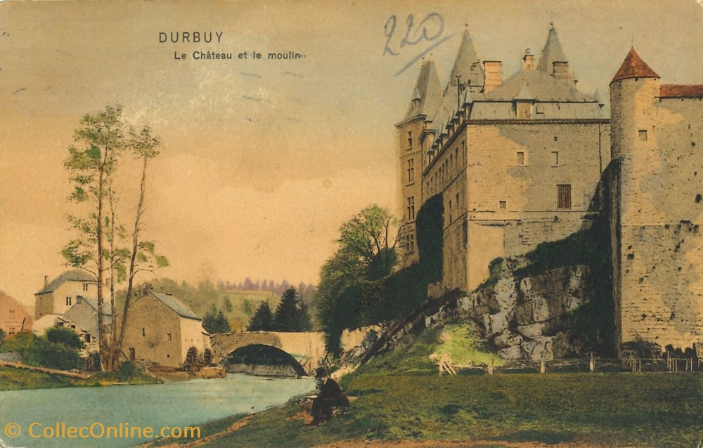 cartes postales europe belgique dham cp caerd 0158