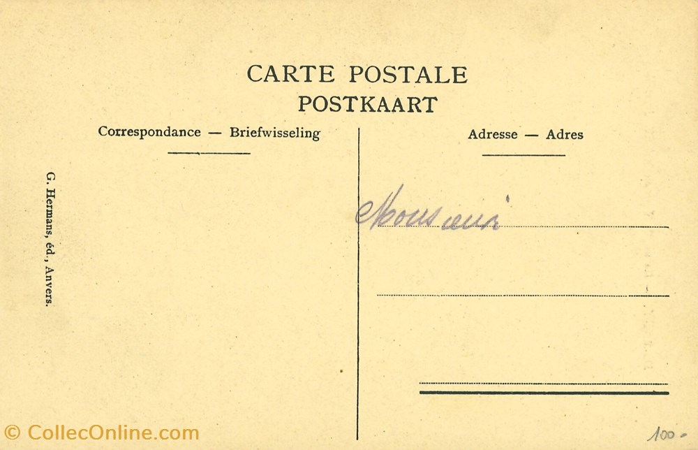 DHAM/CP/Caerd/0029 cartes postales europe belgique dham cp caerd 0029