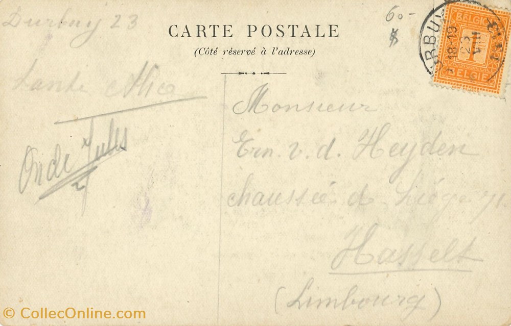 DHAM/CP/Caerd/0162 cartes postales europe belgique dham cp caerd 0162