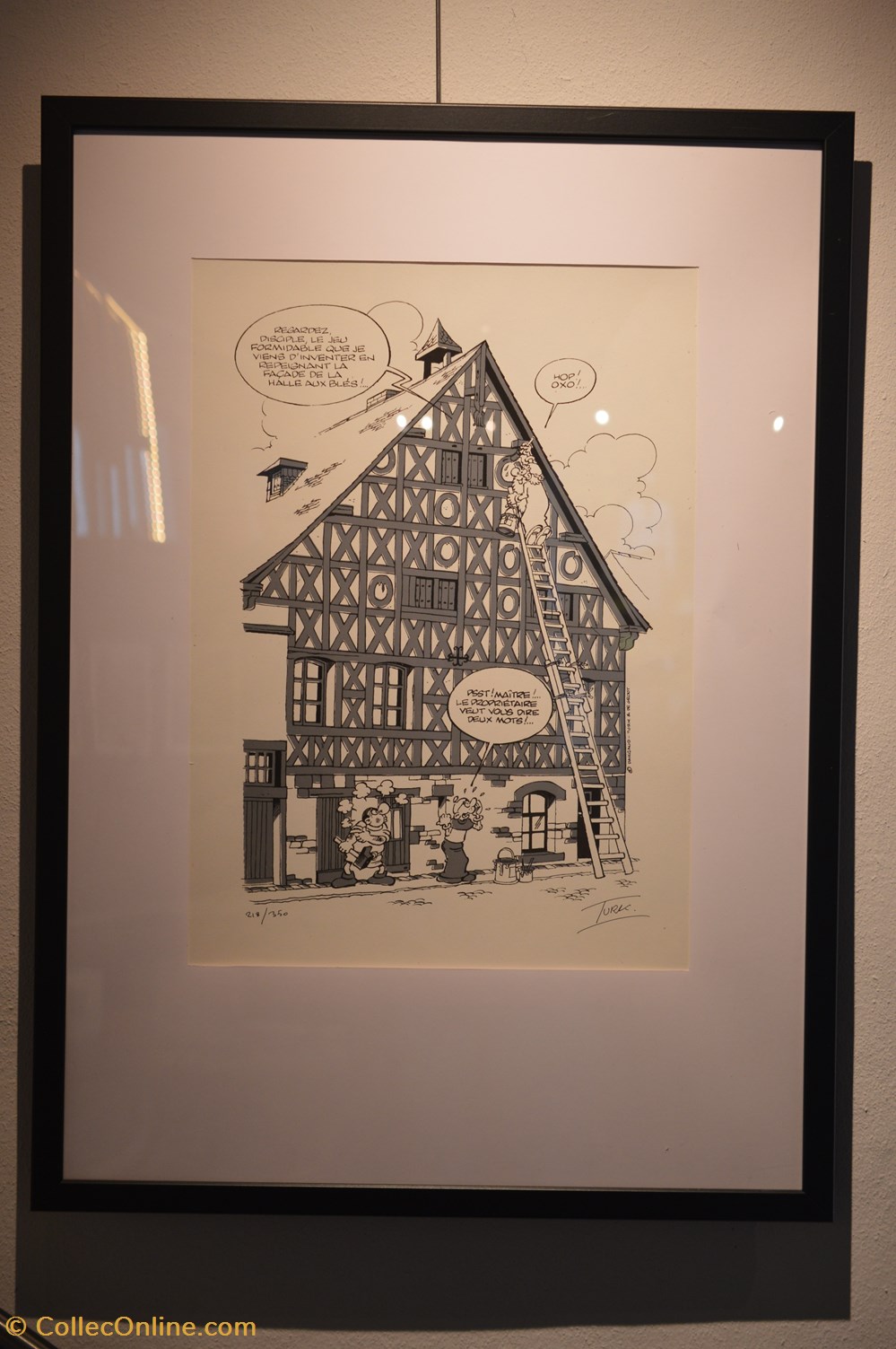 DHAM/Des/T/001 - Turk, La Halle aux Blés version B.D. art antiquites peintures dessins dham des t 001 turk la halle aux bles version b d