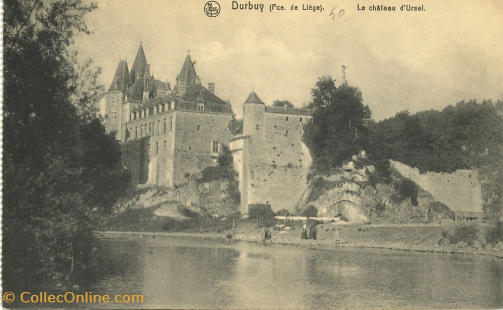 cartes postales europe belgique dham cp caerd 0125