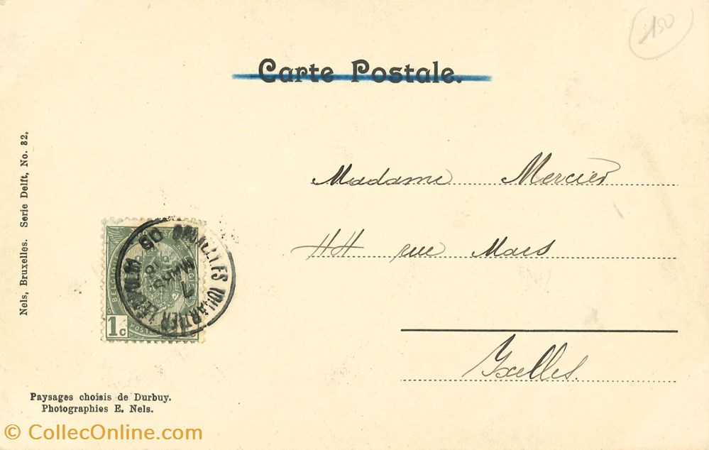 DHAM/CP/Caerd/0137 cartes postales europe belgique dham cp caerd 0137