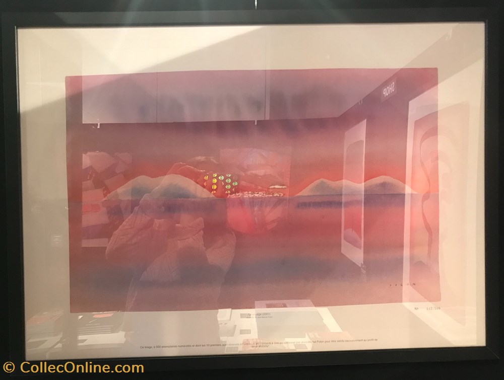 DHAM/Litho/J-MF/004 - J.-M. Folon, Le Voyage art antiquites lithographies serigraphie dham litho j mf 004 j m folon le voyage