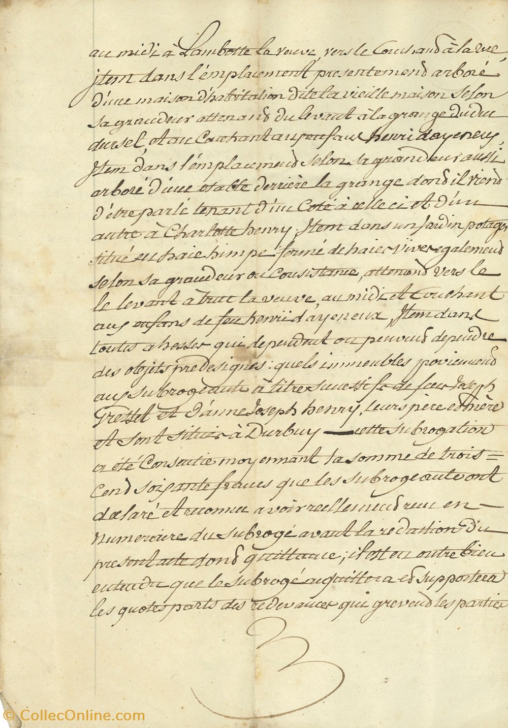 documents anciens historiques dham arch 19 0002 document notarial