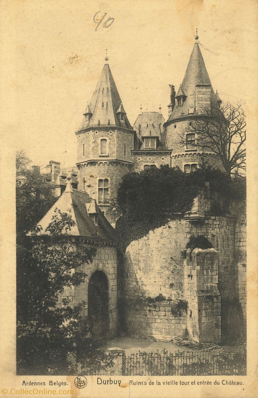 DHAM/CP/Caerd/0087 cartes postales europe belgique dham cp caerd 0087