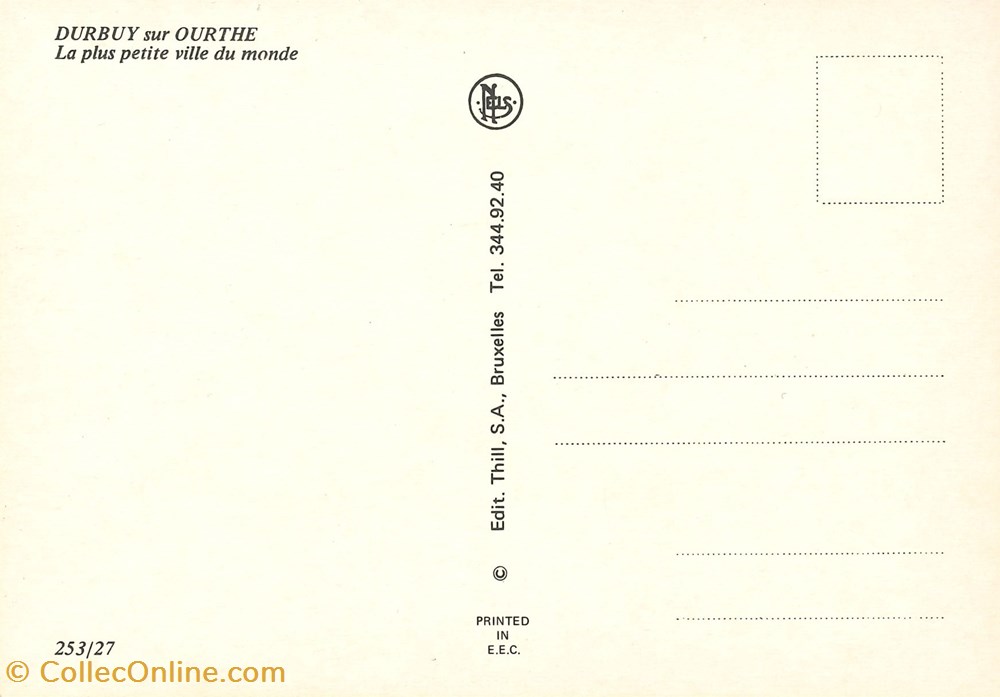cartes postales europe belgique dham cp caerd 0055