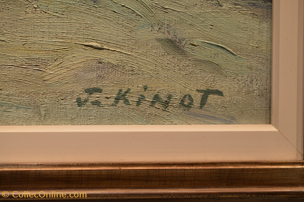 DHAM/Peint/JK/002 - J. Kinot, Rue du Comte Théodule d'Ursel 2 art antiquites peintures dessins dham peint jk 002 j kinot rue du comte theodule ursel