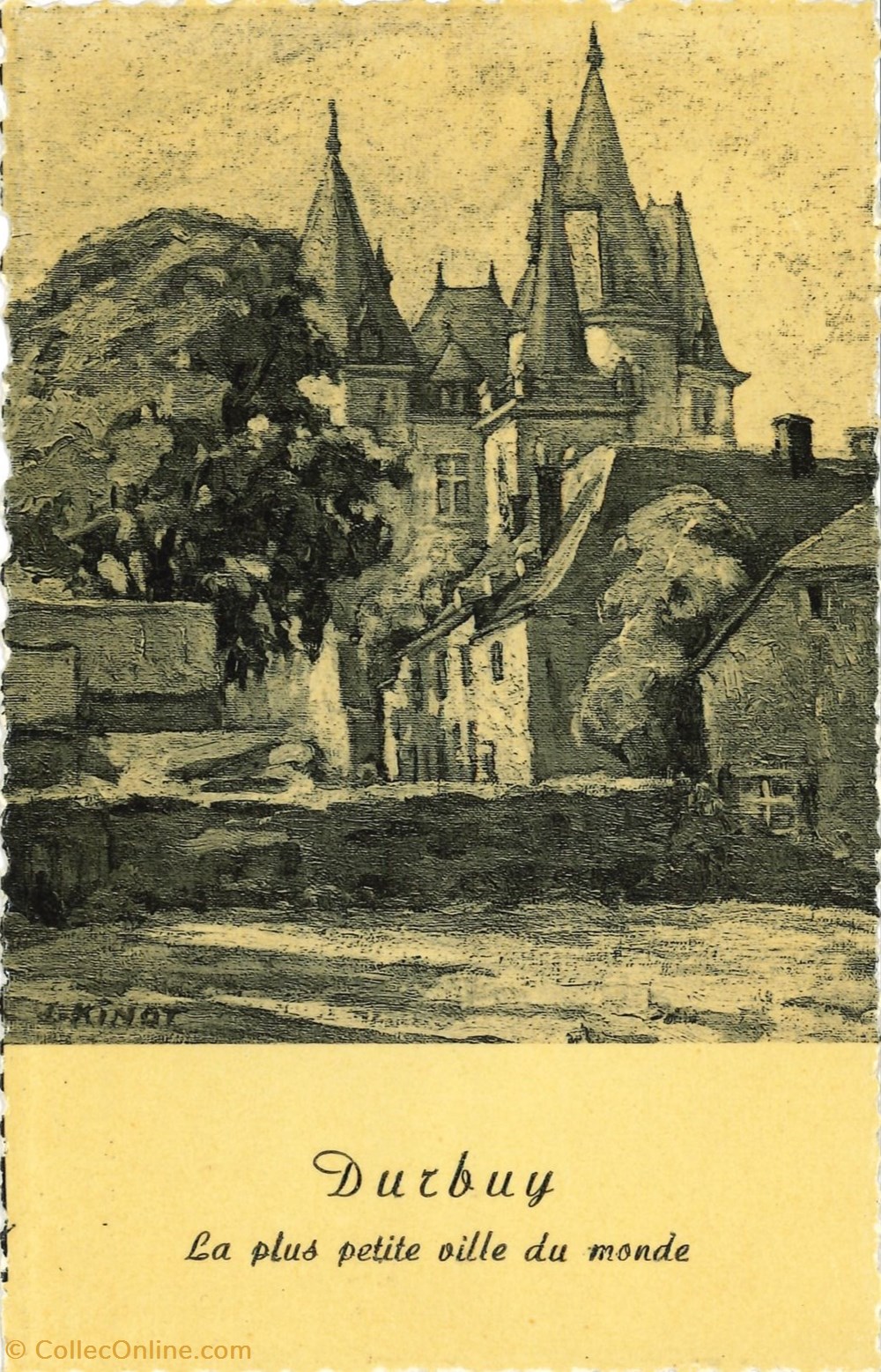 cartes postales europe belgique dham cp caerd 0077