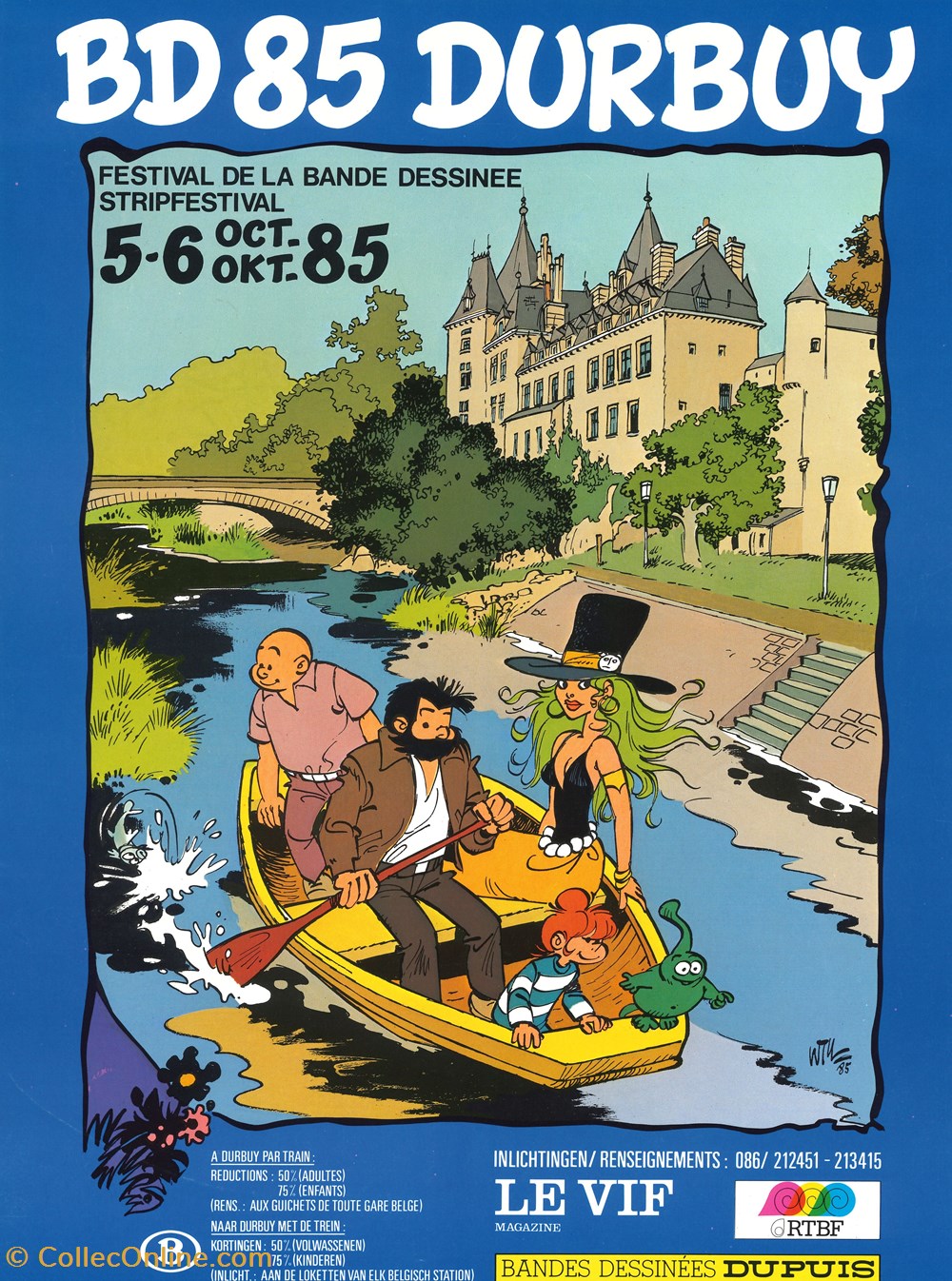 DHAM/Aff/BD/001 - Affiche Festival 1985 documents anciens affiches dham aff bd 001 affiche festival 1985
