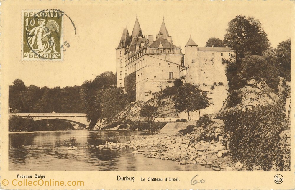 cartes postales europe belgique dham cp caerd 0145