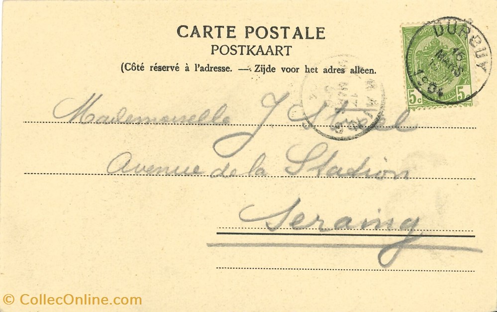 cartes postales europe belgique dham cp caerd 0191