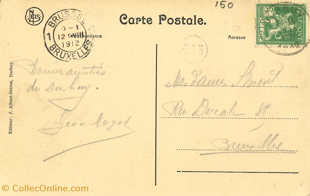 DHAM/CP/Caerd/0122 cartes postales europe belgique dham cp caerd 0122