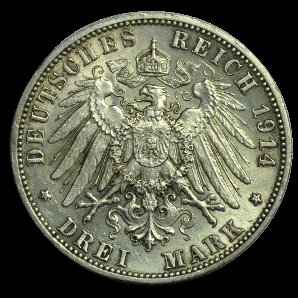 ALLEMAGNE - ROYAUME DE WURTTEMBERG - GUILLAUME II 2 Mark 1914 Stuttgart monnaies allemagne royaume de wurttemberg guillaume ii 2 mark 1914 stuttgart
