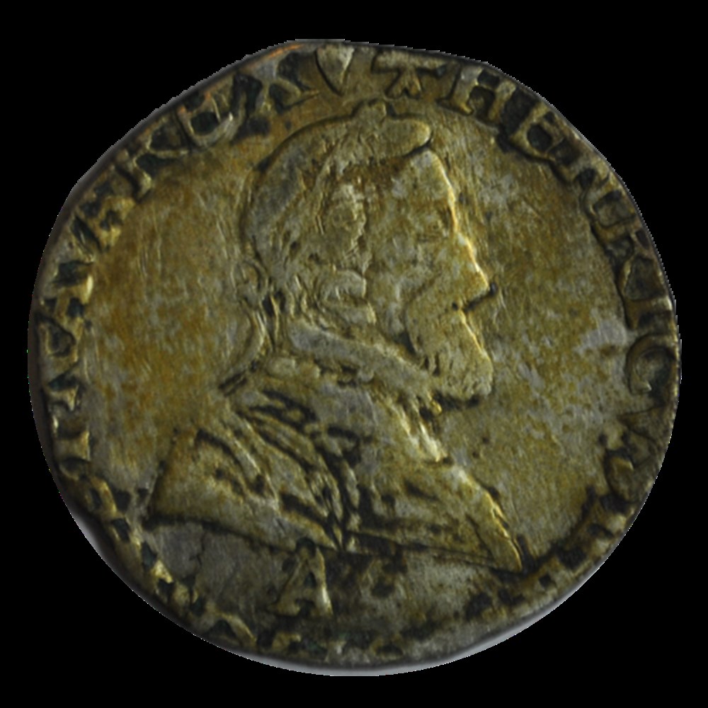 HENRI IV Demi-franc, 1594 monnaies henri iv demi franc 1594
