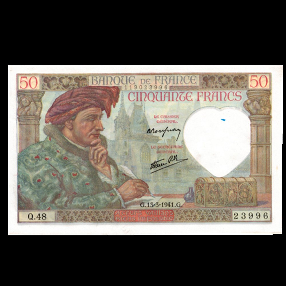 Cinquante francs Jacques Coeur monnaies cinquante francs jacques coeur