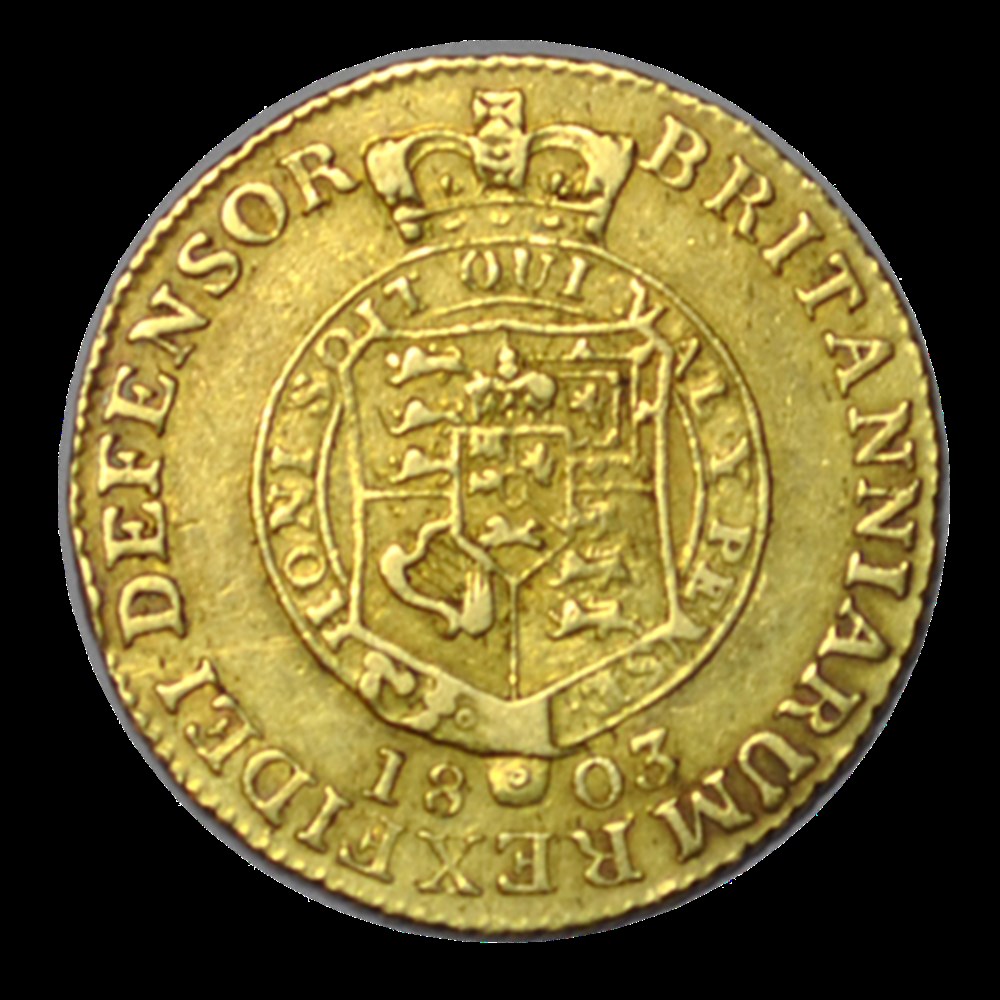 George III Demi Guinee 1803 monnaies george iii demi guinee 1803