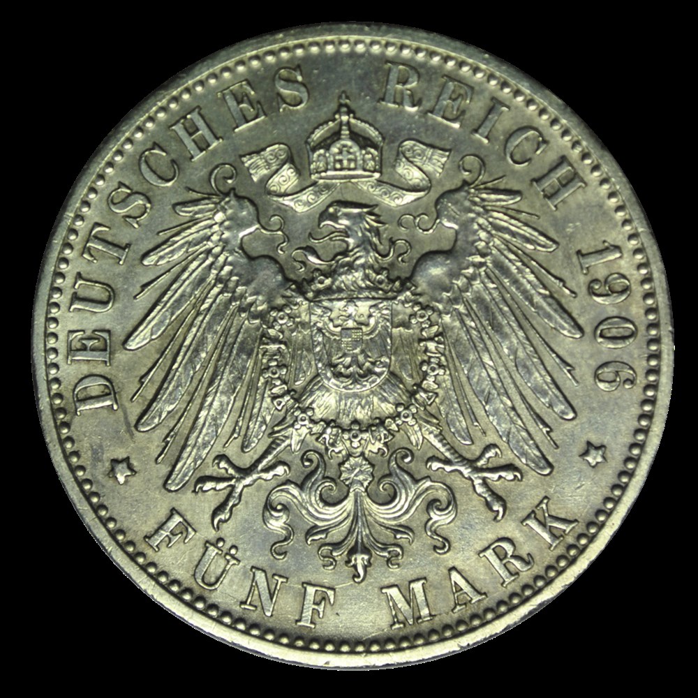 ALLEMAGNE - BADE 5 Mark noces d’or de Frédéric et Louise 1906 Karlsruhe monnaies allemagne bade 5 mark noces d or de frederic et louise 1906 karlsruhe