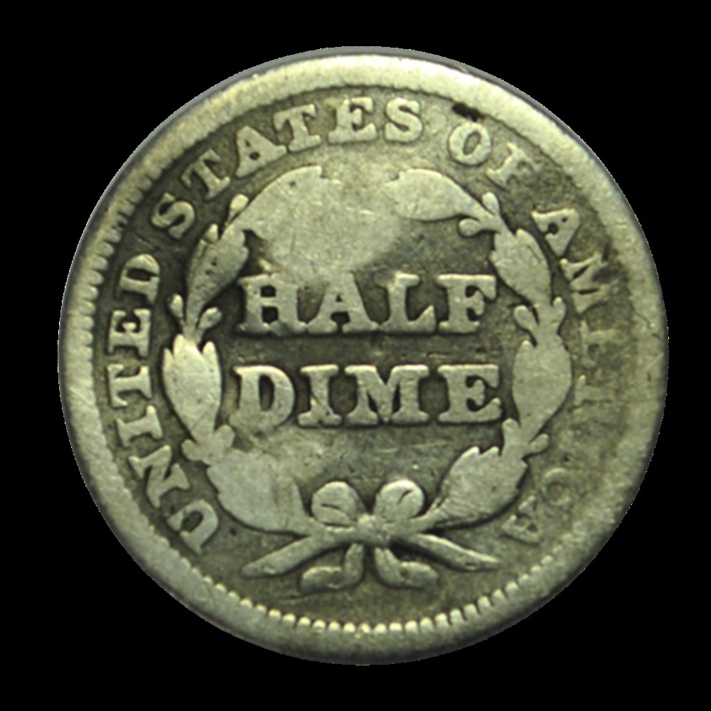 1/2 Dime Liberté assise 1849 Philadelphie monnaies 1 2 dime liberte assise 1849 philadelphie