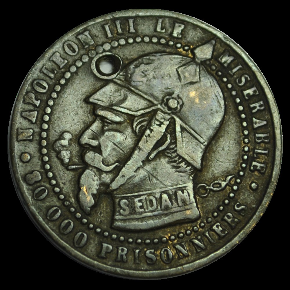 Pièce satirique Napoleon III monnaies piece satirique napoleon iii