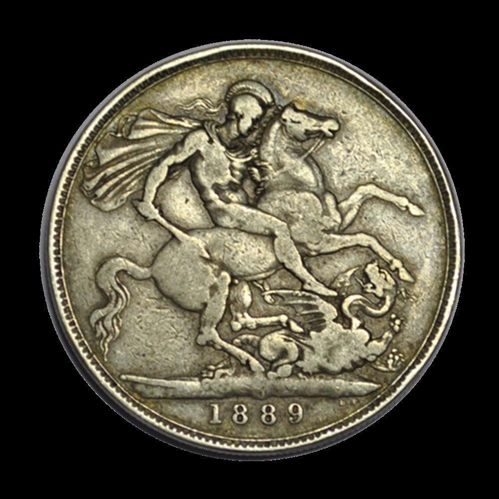 VICTORIA Crown (couronne), Jubilee Head 1889 monnaies victoria crown couronne jubilee head 1889