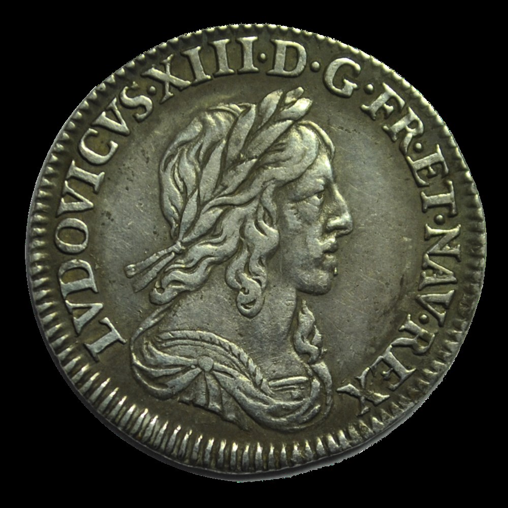 LOUIS XIII 1/12 d'écu poinçon de Warin 1642 Paris, Monnaie de Matignon monnaies louis xiii 1 12 ecu poincon de warin 1642 paris monnaie de matignon