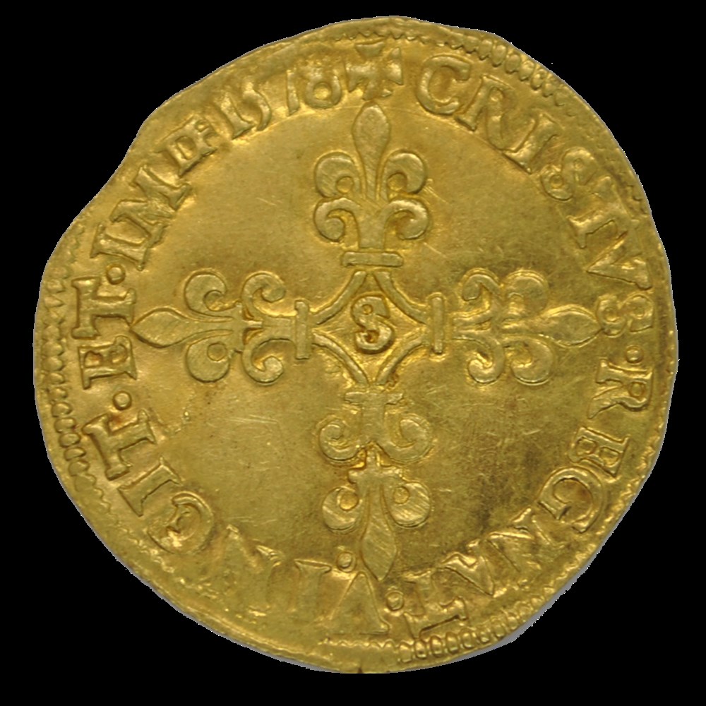 Henri III Écu d'or au soleil, 1er type 1578 S monnaies henri iii ecu or au soleil 1er type 1578 s