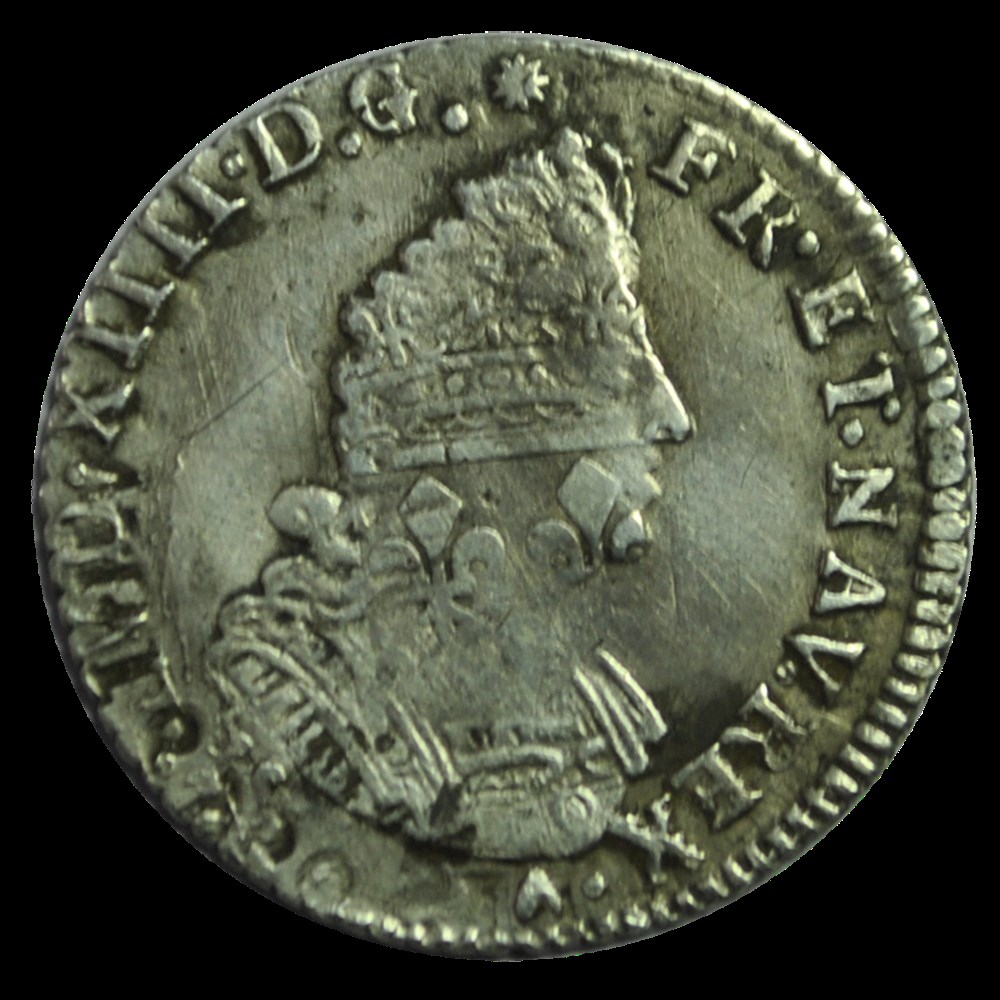 Louis XIV 1/12 écu aux palmes 1695 9 monnaies louis xiv 1 12 ecu aux palmes 1695 9