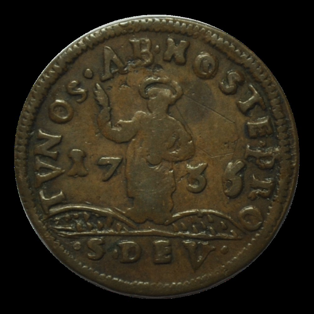 Honoré III de Monaco 1735 8 Denier monnaies honore iii de monaco 1735 8 denier