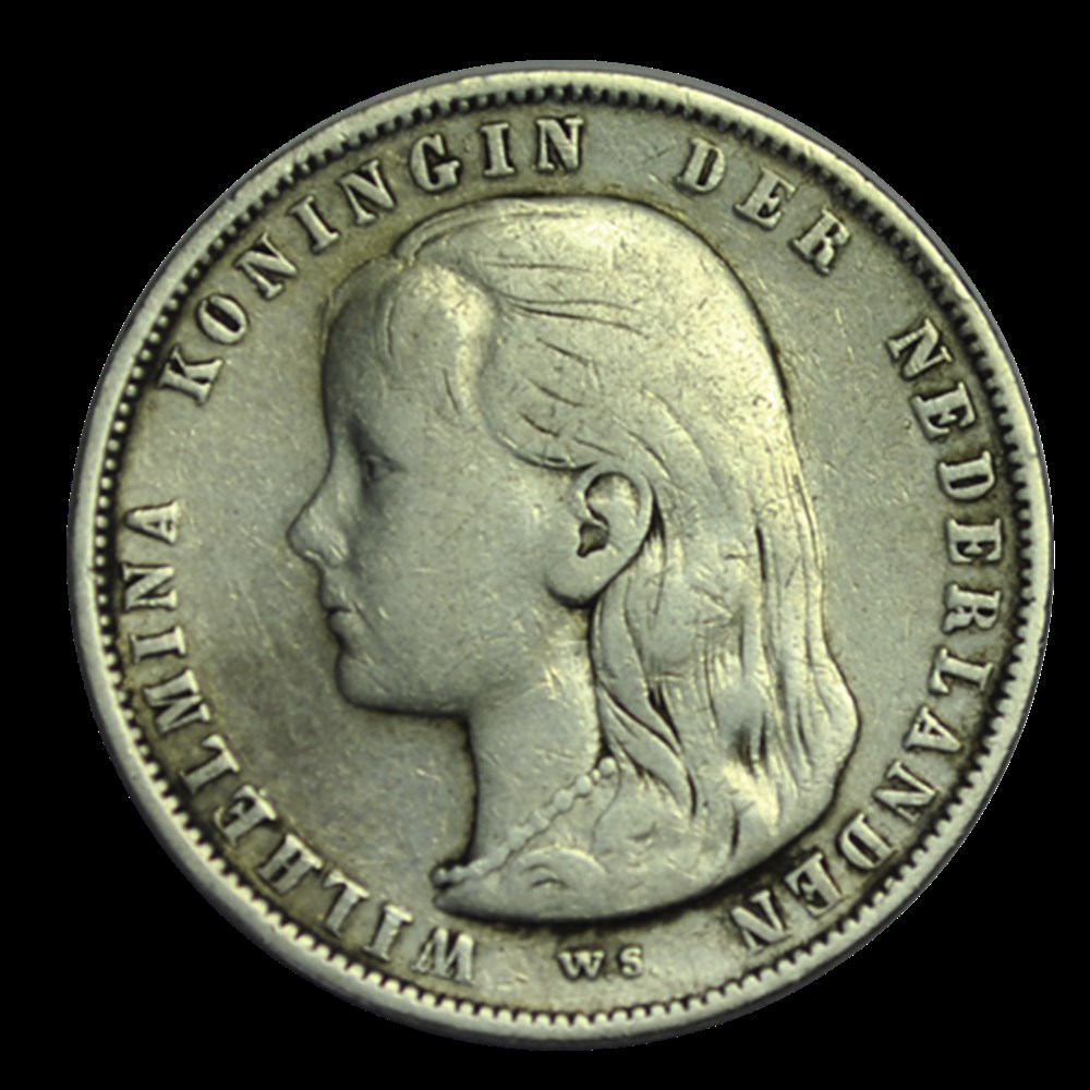 monnaies 1 gulden wilhelmina 1892 utrecht