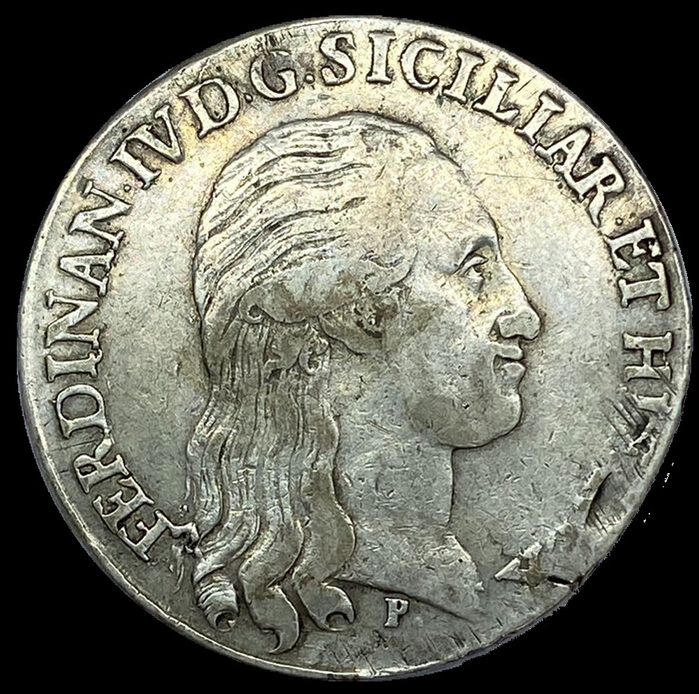 Royaume de Naples Ferdinand IV 120 grana 1796 Naples monnaies royaume de naples ferdinand iv 120 grana 1796 naples