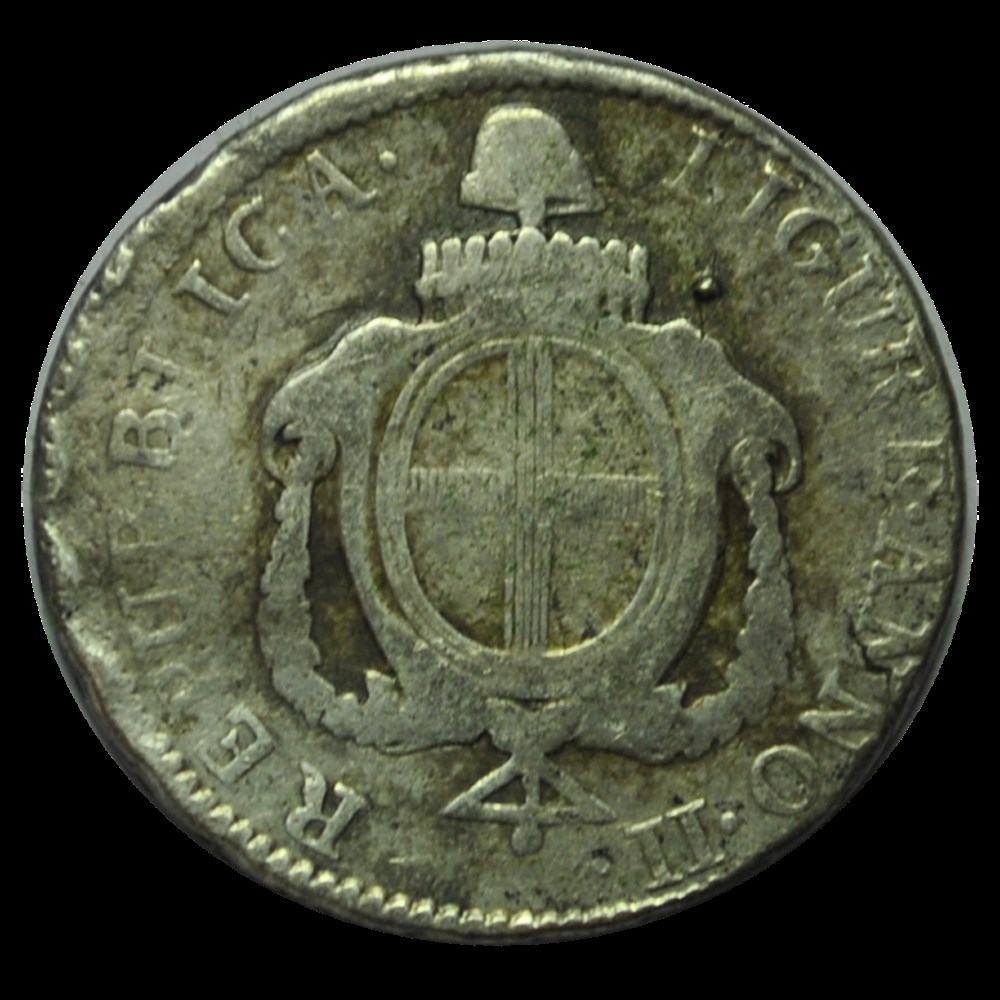 Republique de Genes 10 soldi 1799 monnaies republique de genes 10 soldi 1799
