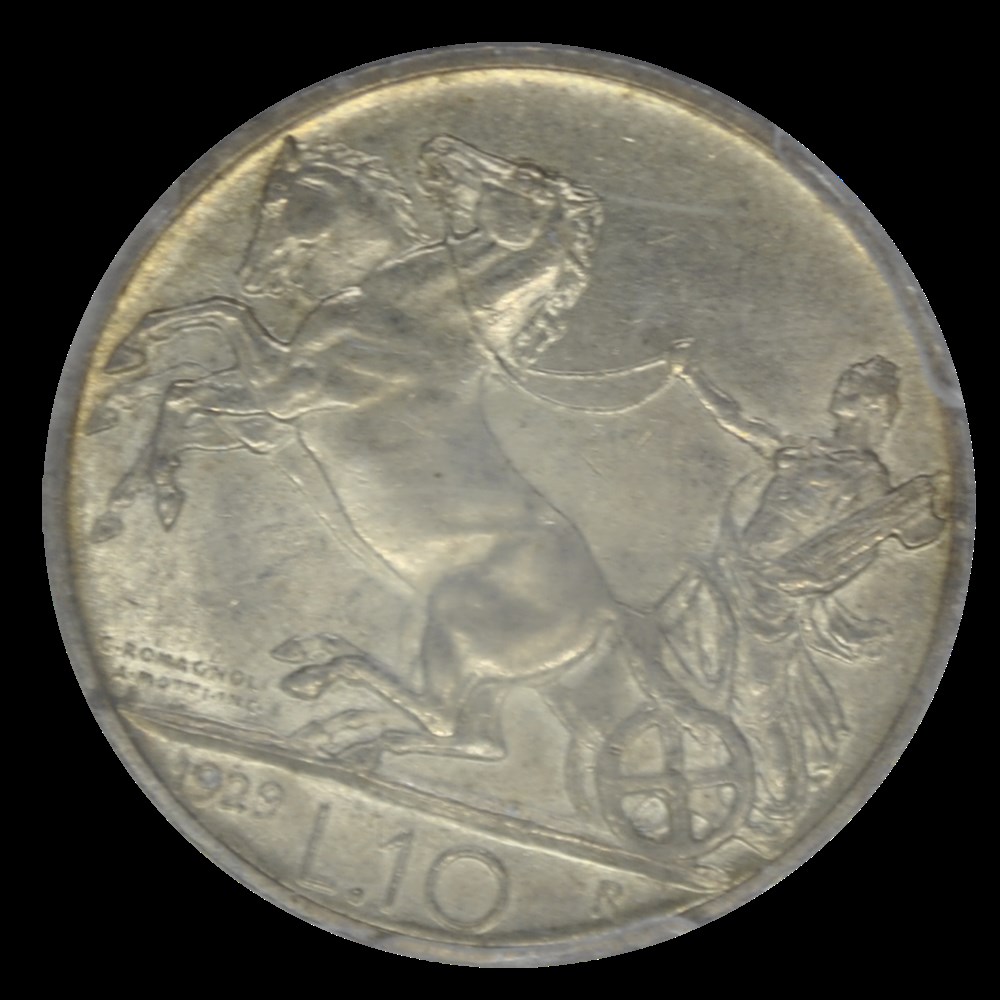 Italie Victor-Emmanuel III 10 Lire 1929 R monnaies italie victor emmanuel iii 10 lire 1929 r