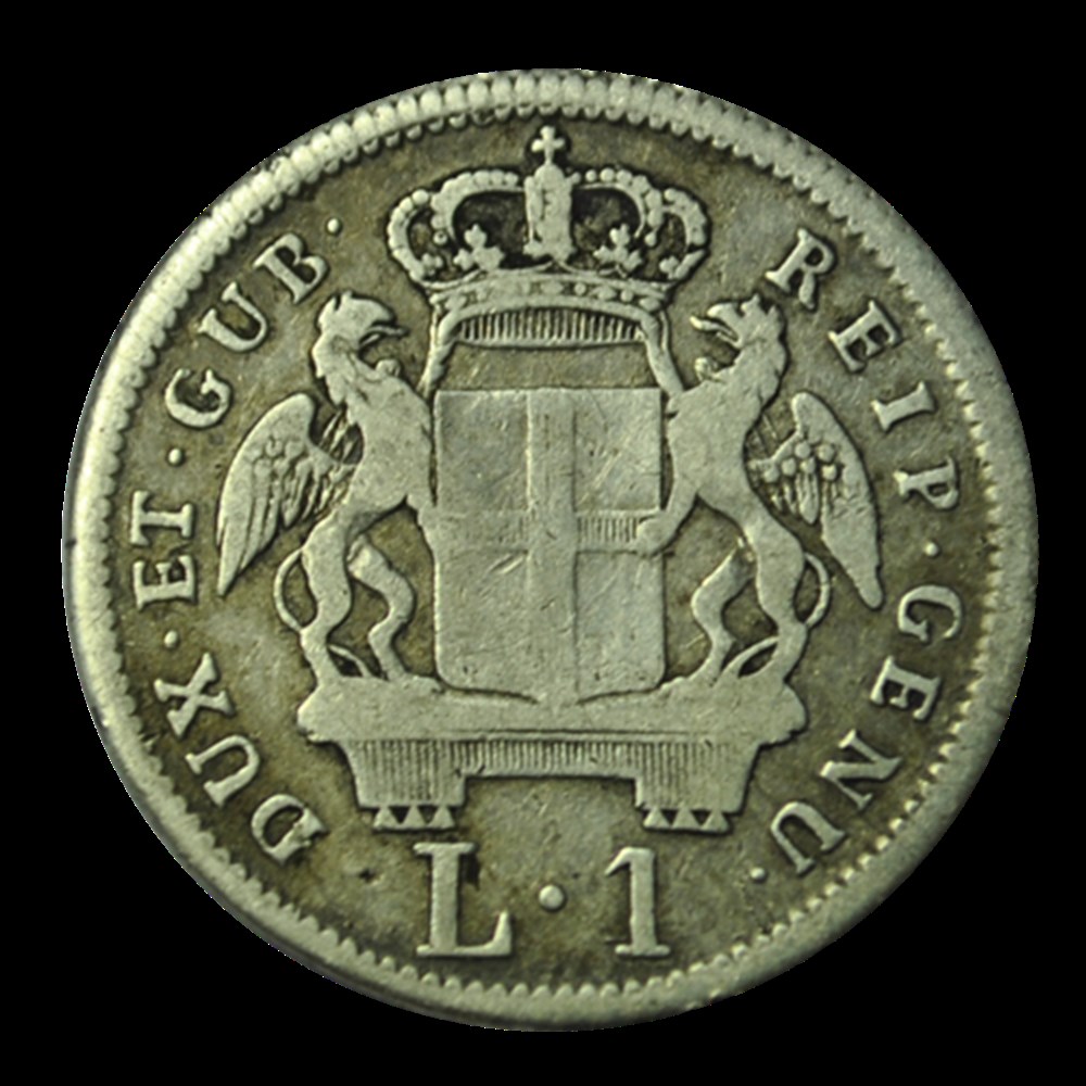 RÉPUBLIQUE DE GÊNES 1 Lire 1794 Gênes monnaies republique de genes 1 lire 1794 genes
