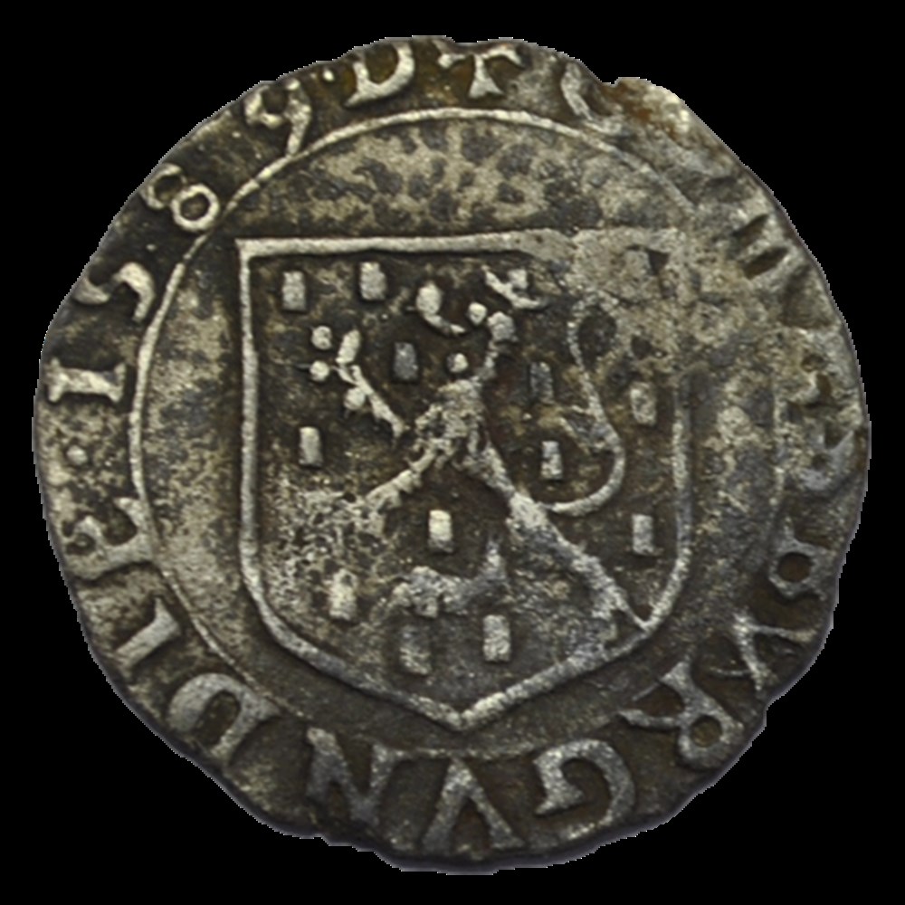 Franche-Comté-Bourgogne- Philippe II d'Espagne , Carolus 1589 monnaies franche comte bourgogne philippe ii espagne carolus 1589