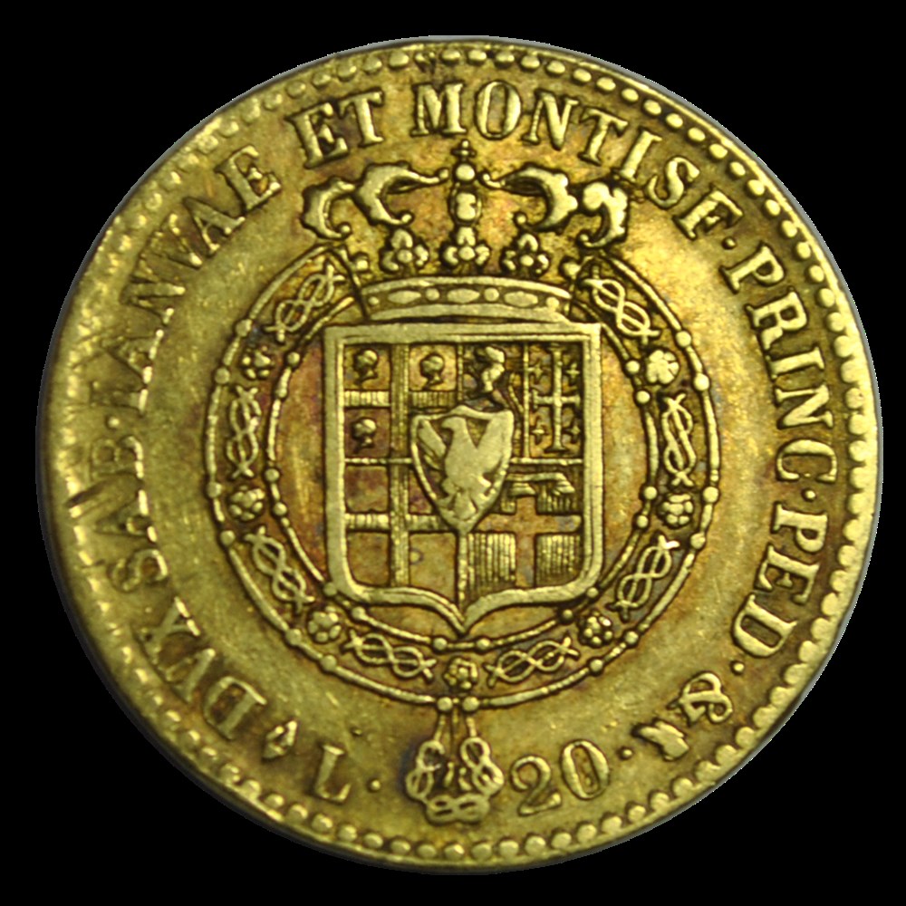 ROYAUME DE SARDAIGNE - VICTOR-EMMANUEL Ier 20 Lire 1819 Turin monnaies royaume de sardaigne victor emmanuel ier 20 lire 1819 turin