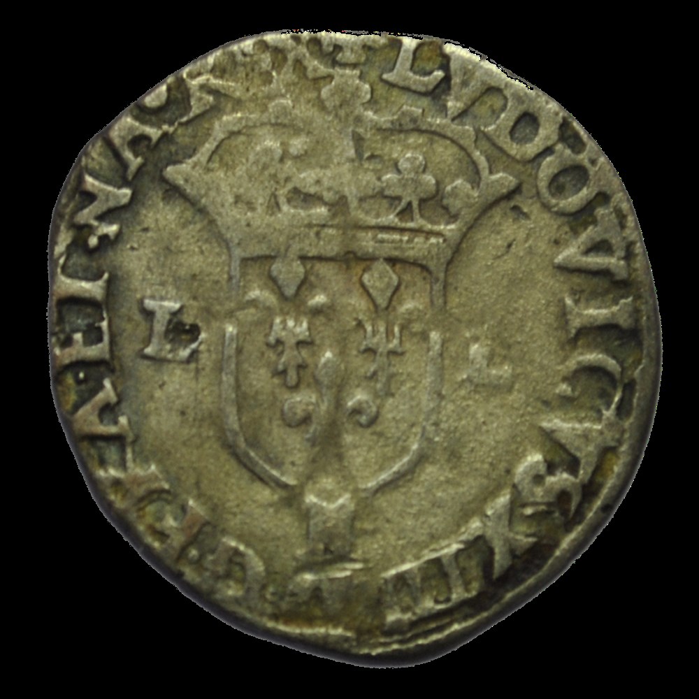 LOUIS XIII Douzain huguenot 1622 N monnaies louis xiii douzain huguenot 1622 n