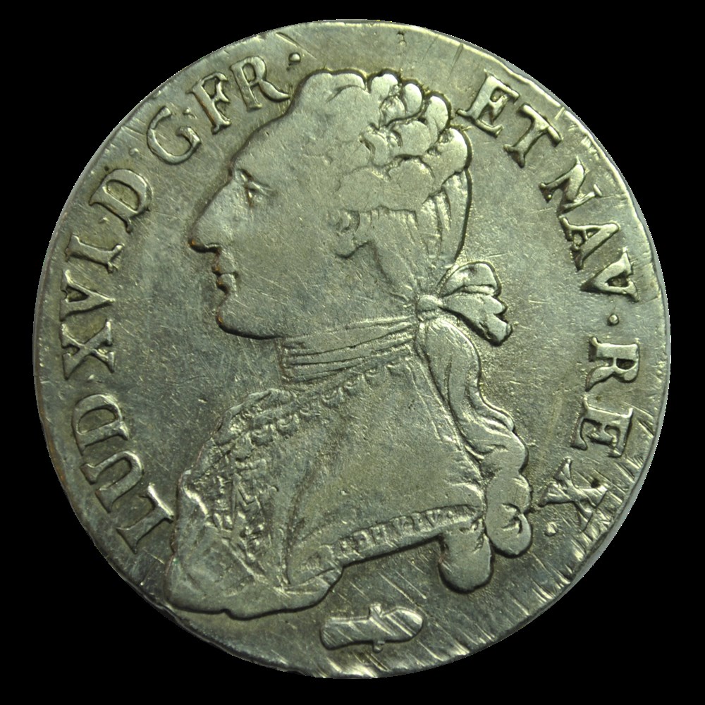 LOUIS XVI Demi-écu aux branches d'olivier 1785 Q monnaies louis xvi demi ecu aux branches olivier 1785 q