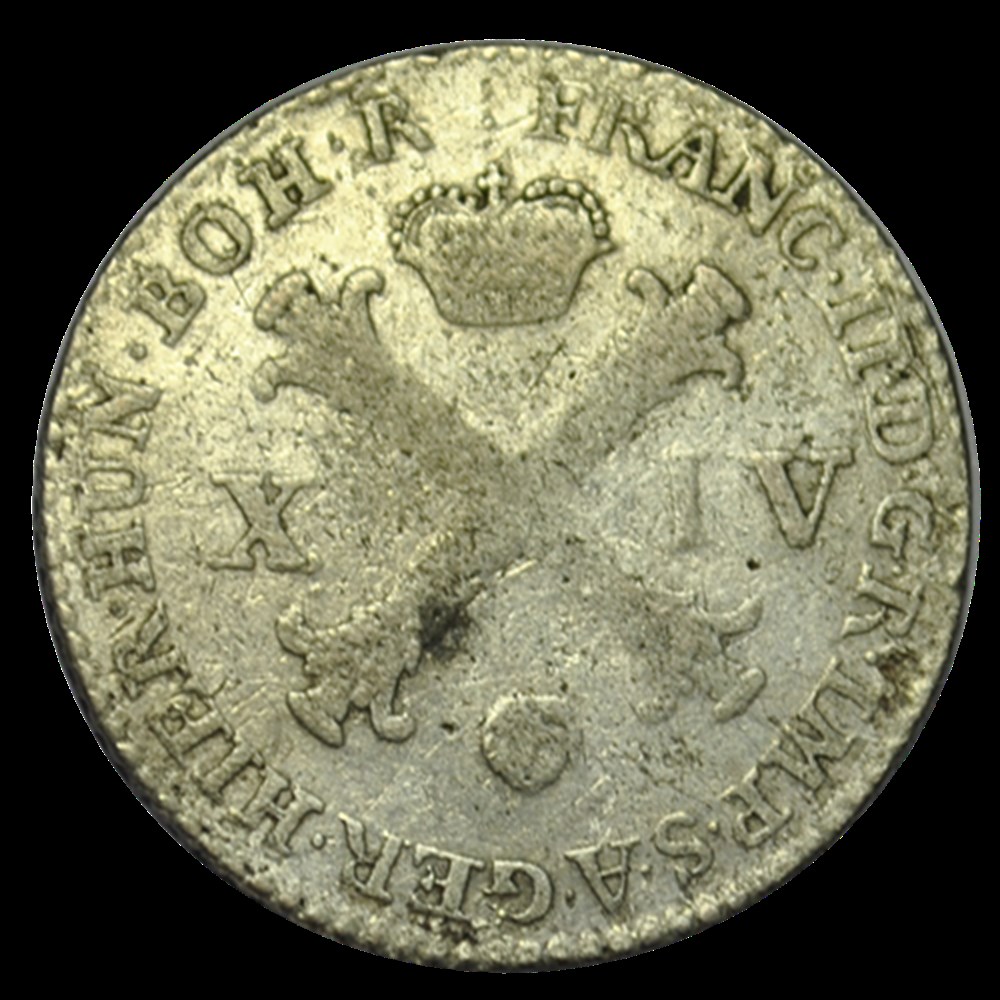 14 Liards Autrichiens François II, armes 1793 monnaies 14 liards autrichiens francois ii armes 1793