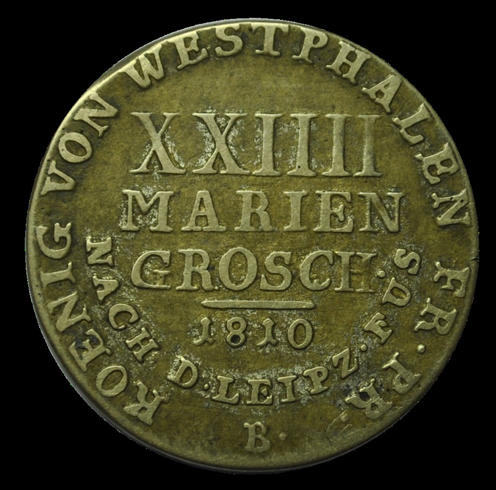 ROYAUME DE WESTPHALIE 24 Mariengroschen 1810 Brunswick monnaies royaume de westphalie 24 mariengroschen 1810 brunswick