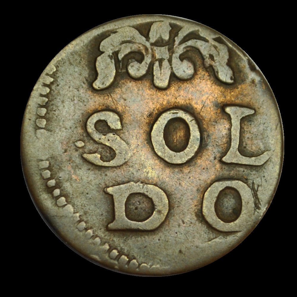 Modene 1 Soldo de Francois III d'Este monnaies modene 1 soldo de francois iii este