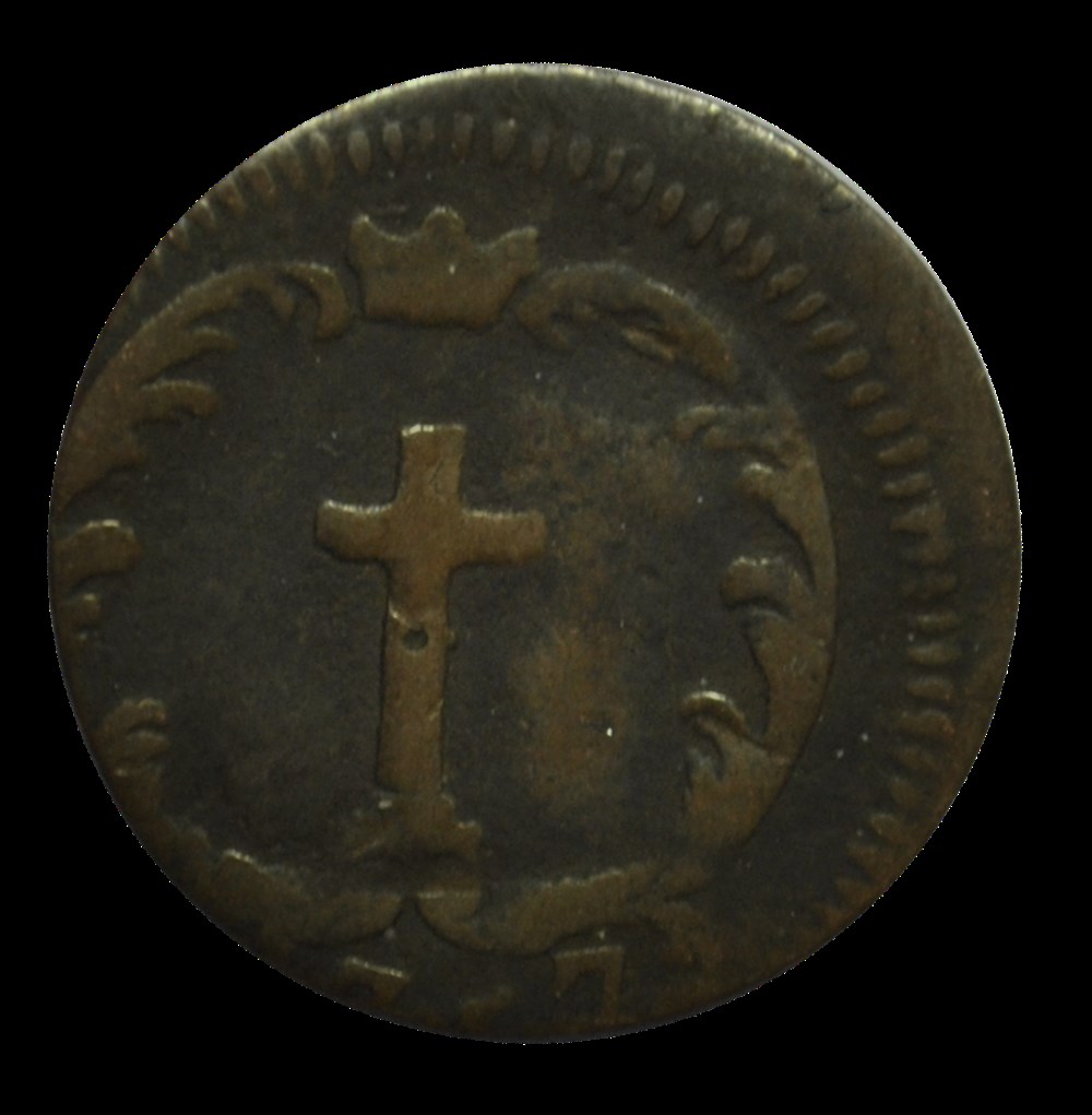 monnaies mantoue 1 sesino a la croix 1736