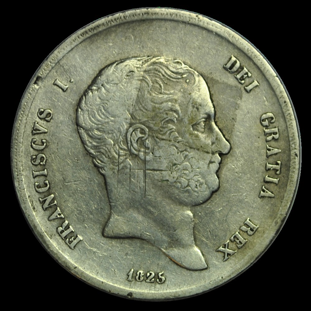 ROYAUME DES DEUX-SICILES 120 Grana François Ier 1825 Naples monnaies royaume des deux siciles 120 grana francois ier 1825 naples