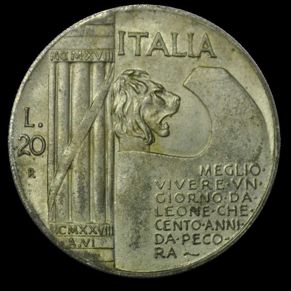 Victor-Emmanuel III 20 Lire monnaies victor emmanuel iii 20 lire