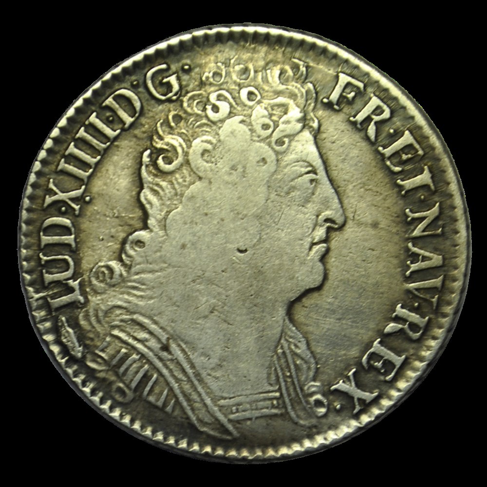 monnaies louis xiv quart ecu aux 3 couronnes 1713 w