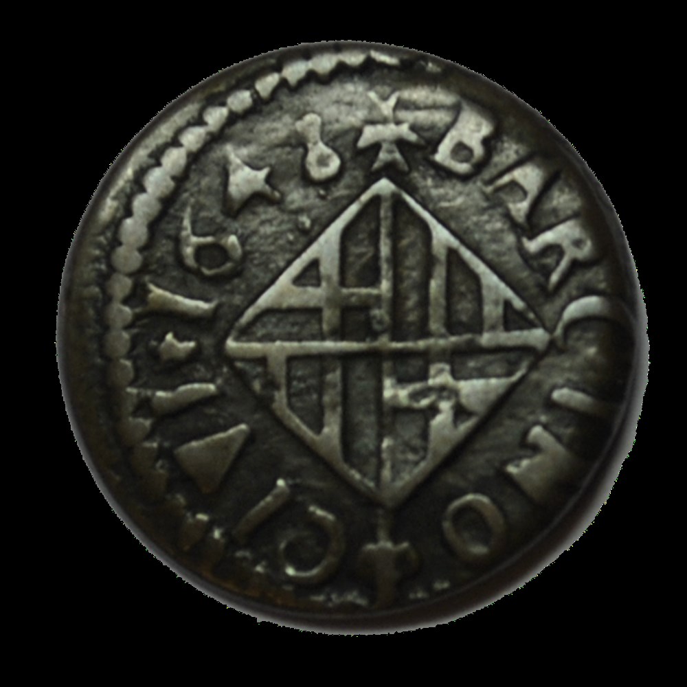 Louis XIV Barcelone Ardit 1648 monnaies louis xiv barcelone ardit 1648
