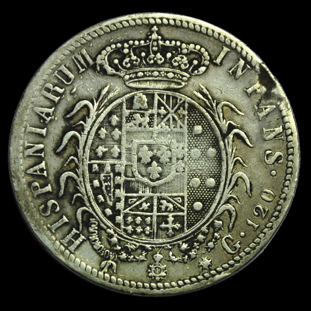 ROYAUME DE NAPLES - FERDINAND IV 120 Grana 1816 monnaies royaume de naples ferdinand iv 120 grana 1816