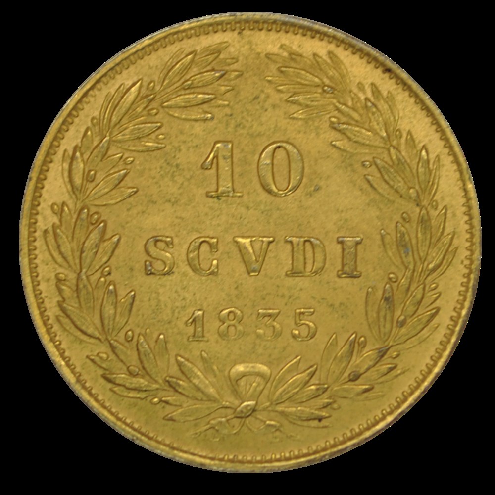 10 scudi 1835