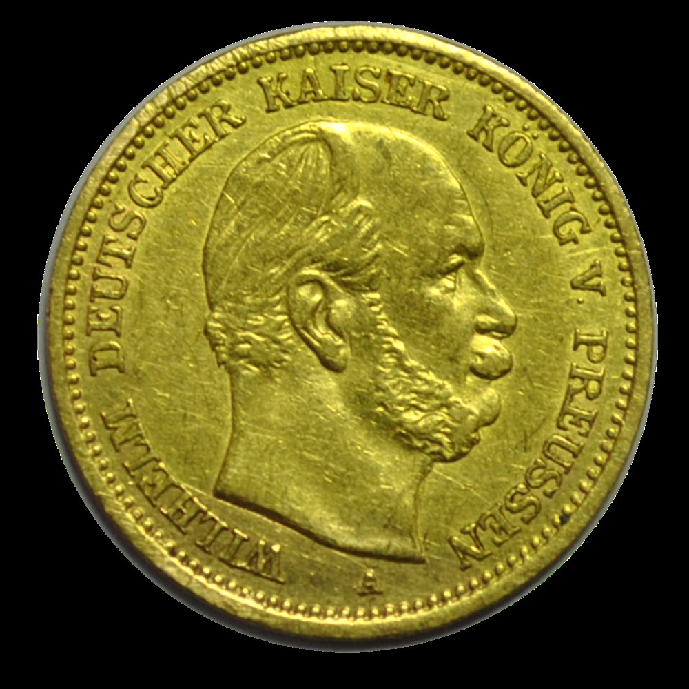 Prusse Wilhelm I 5 Mark 1877A monnaies prusse wilhelm i 5 mark 1877a